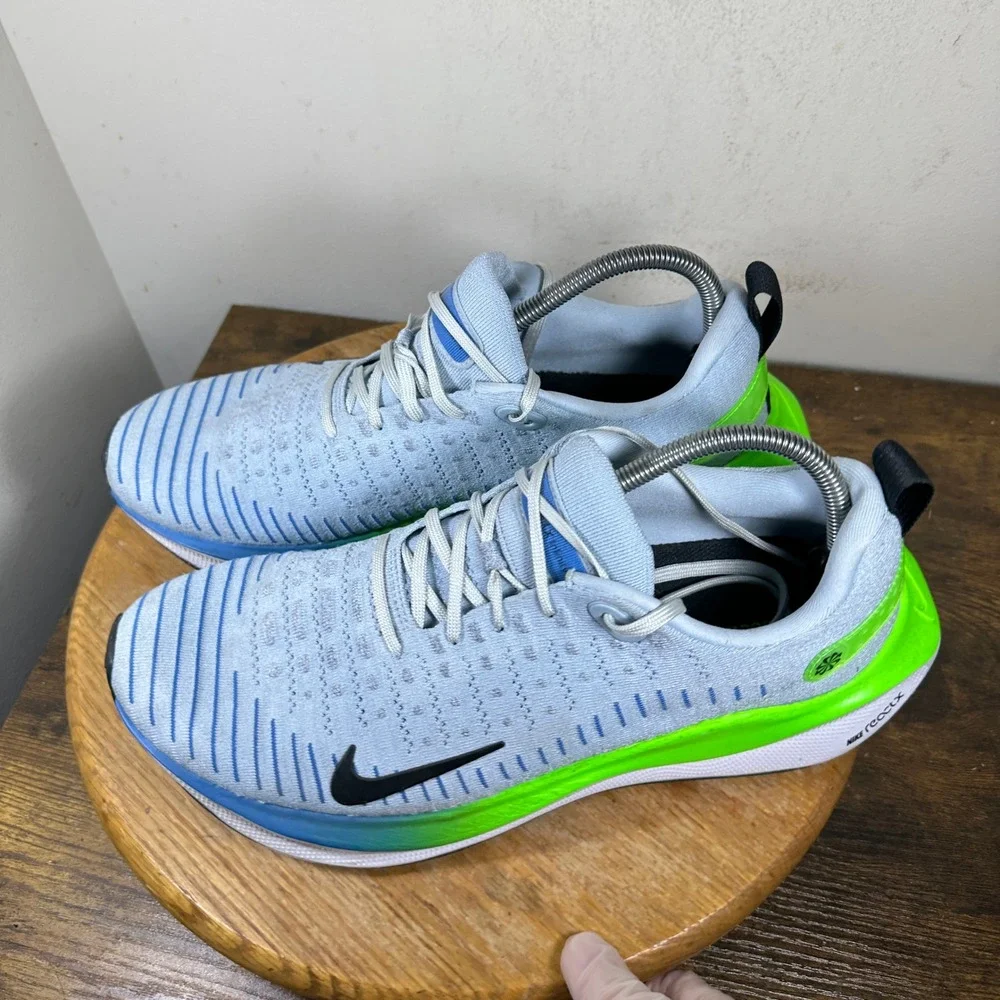 Nike ReactX Infinity Run 4 Mens Running Shoes Blue Green DR2665-402 Size 12